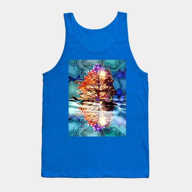 Colorful Tree Tank Top by danieljanda